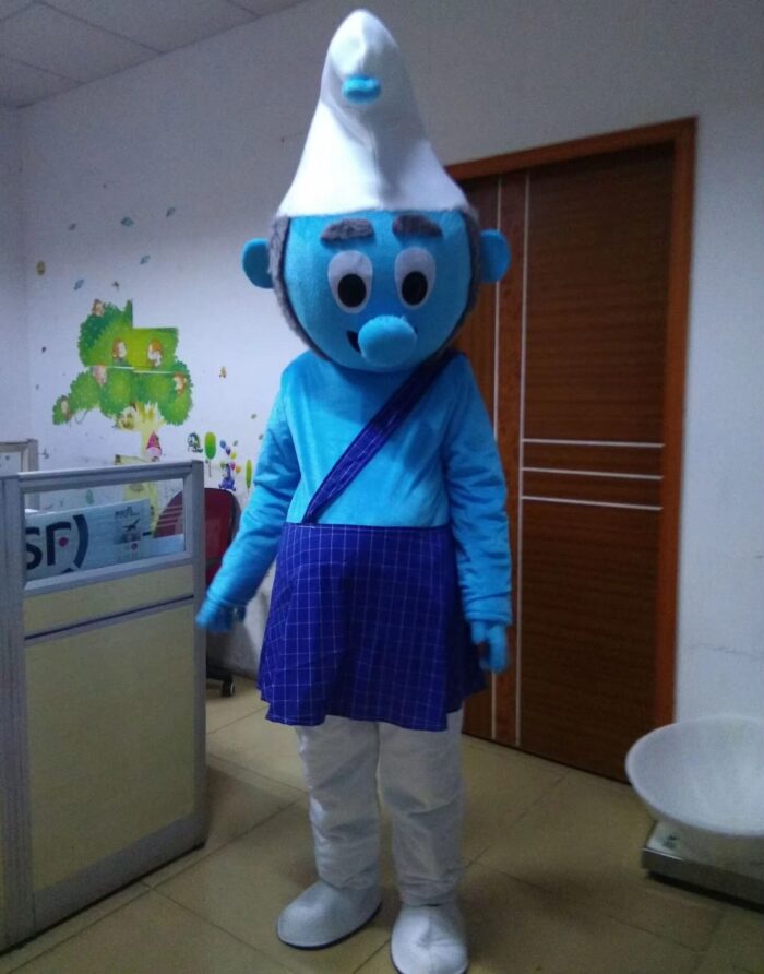 Wholesale High Quality For Adults Mascot Costume Cartoon Character Blue Elves Elf-Wenlan - Image 7