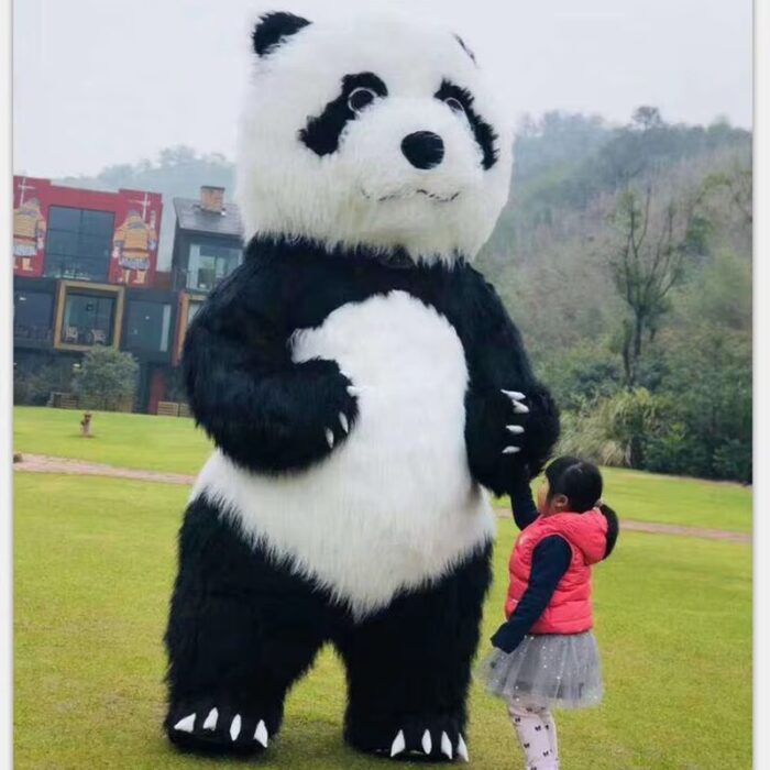 inflatable panda mascot costume adult panda costume innovative products-Wenlan - Image 3