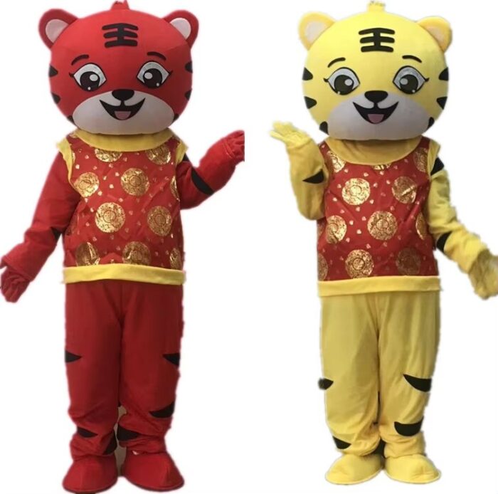 Promotional use tiger mascot costumes/ custom mascot for commercial doll-Wenlan