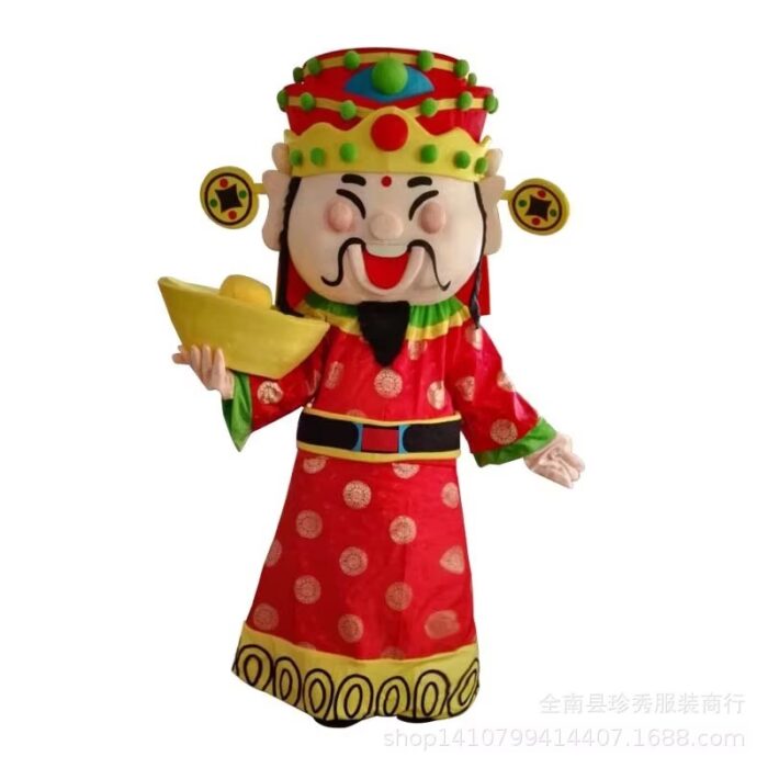 The god of wealth mouse cartoon costume mascot walking animation character doll props costumes-Wenlan - Image 6