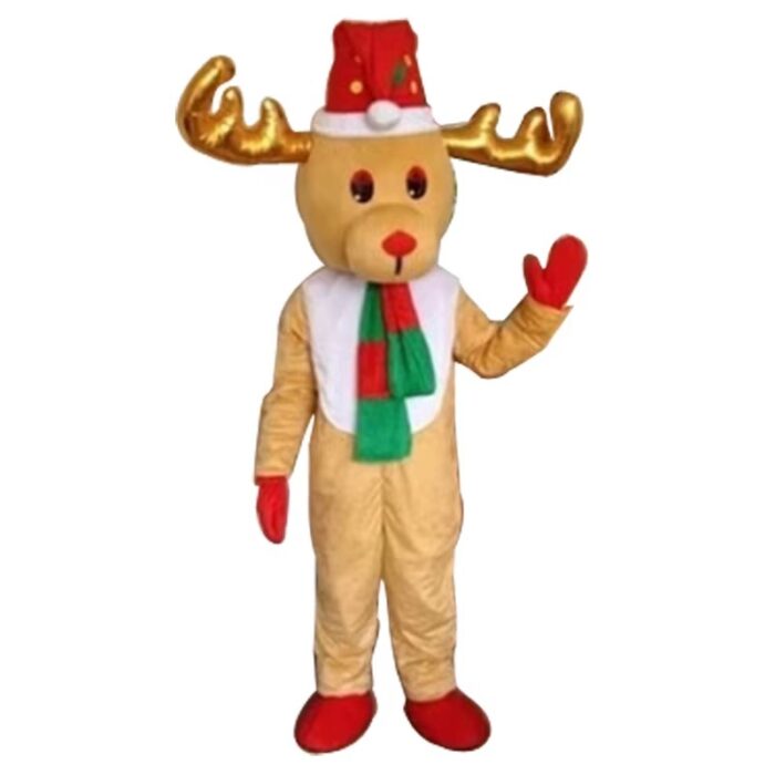 Christmas mascot doll advertising performance costume Santa walking anime Christmas deer costume sample customization-Wenlan - Image 7