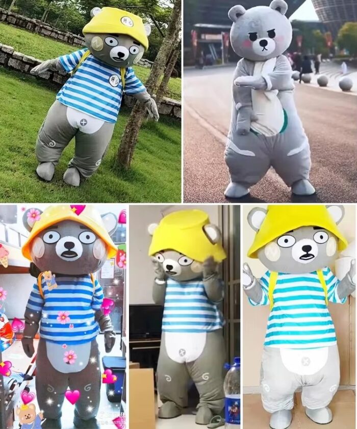 High quality fashion design OEM cheap cute plush promotion doll advertising cartoon mascots costumes-Wenlan