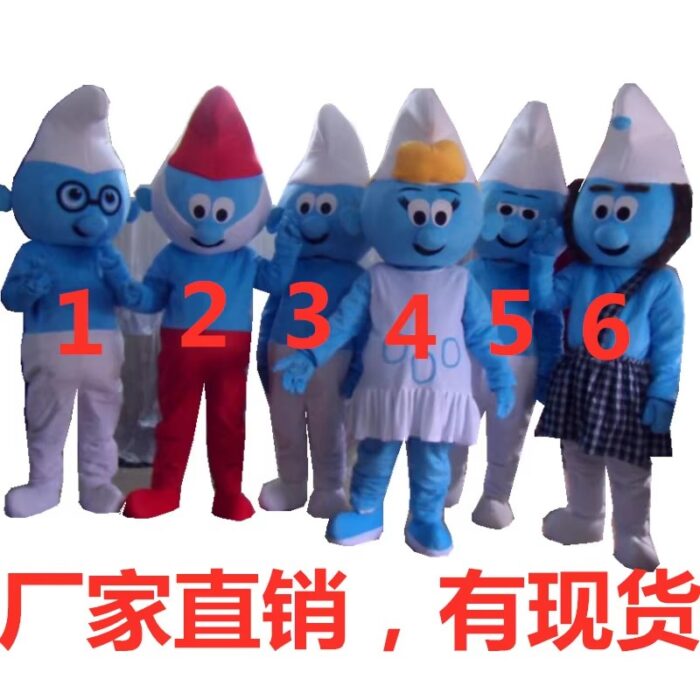 Wholesale High Quality For Adults Mascot Costume Cartoon Character Blue Elves Elf-Wenlan - Image 4